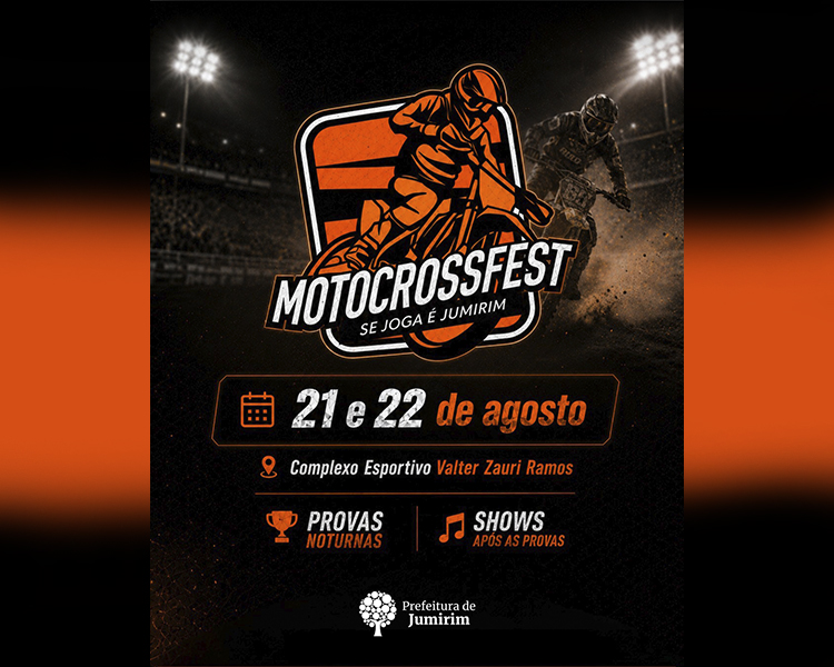 MotocrossFest Jumirim 2026 acontece nos dias 21 e 22 de agosto com provas noturnas e muita adrenalina